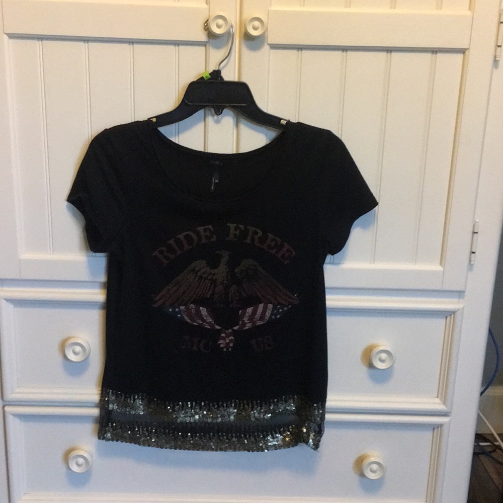 Black Embellished Top